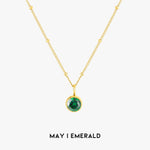 Amelia Birthstone Necklace - Pendant Necklaces