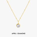 Amelia Birthstone Necklace - Pendant Necklaces