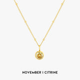 Amelia Birthstone Necklace - Pendant Necklaces