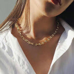 Aria Bold Link Chain Necklace - Chain Necklaces