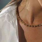 Aria Bold Link Chain Necklace - Chain Necklaces