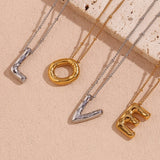 Aurelia Balloon Initial Necklace - Pendant Necklaces
