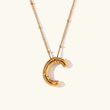 Aurelia Balloon Initial Necklace - Pendant Necklaces