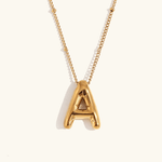 Aurelia Balloon Initial Necklace - Pendant Necklaces