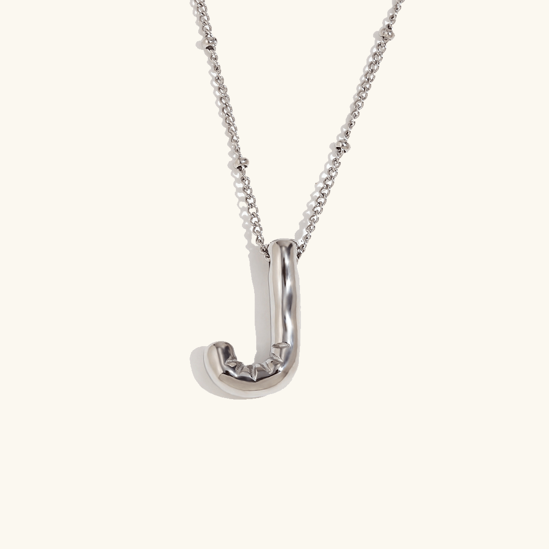 Aurelia Balloon Initial Necklace - Pendant Necklaces