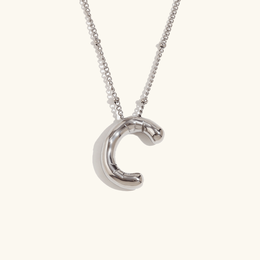 Aurelia Balloon Initial Necklace - Pendant Necklaces