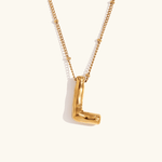 Aurelia Balloon Initial Necklace - Pendant Necklaces