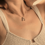 Aurelia Balloon Initial Necklace - Pendant Necklaces