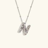 Aurelia Balloon Initial Necklace - Pendant Necklaces