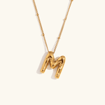 Aurelia Balloon Initial Necklace - Pendant Necklaces