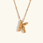 Aurelia Balloon Initial Necklace - Pendant Necklaces
