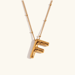 Aurelia Balloon Initial Necklace - Pendant Necklaces