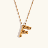 Aurelia Balloon Initial Necklace - Pendant Necklaces