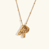 Aurelia Balloon Initial Necklace - Pendant Necklaces
