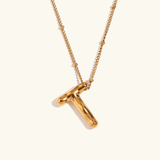 Aurelia Balloon Initial Necklace - Pendant Necklaces