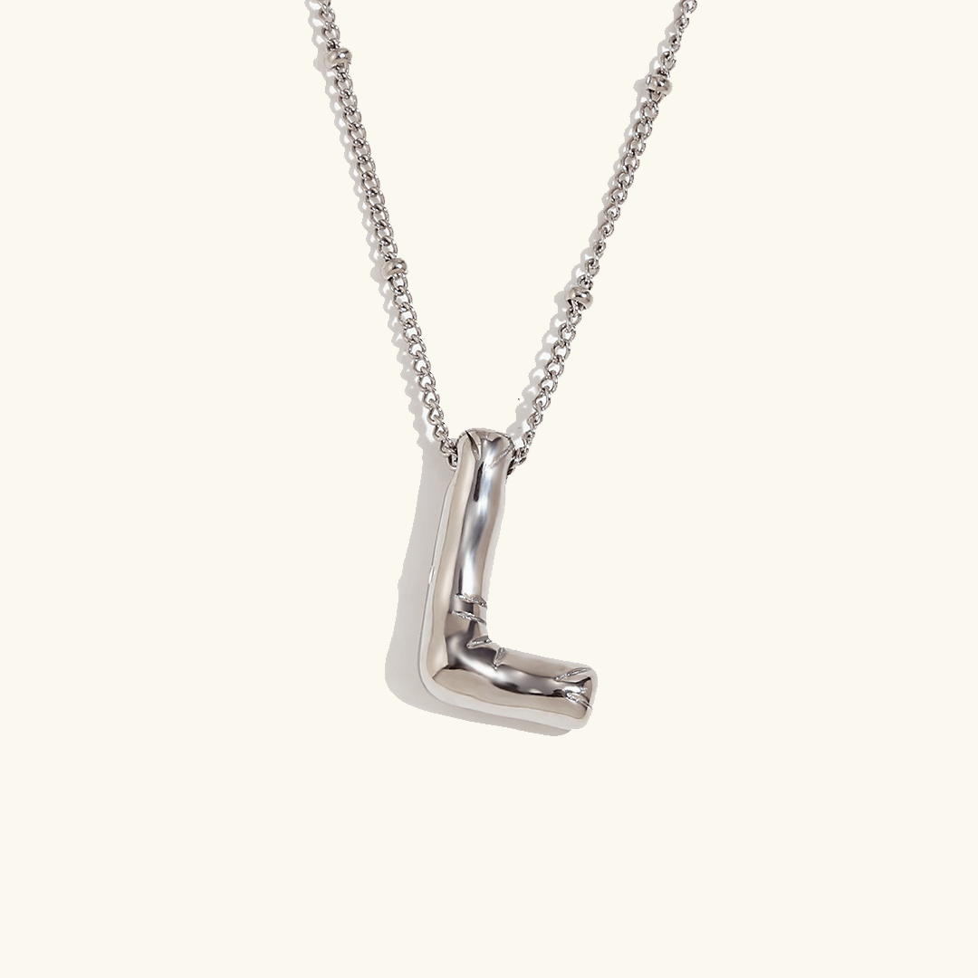 Aurelia Balloon Initial Necklace - Pendant Necklaces