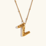 Aurelia Balloon Initial Necklace - Pendant Necklaces