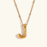 Aurelia Balloon Initial Necklace - Pendant Necklaces