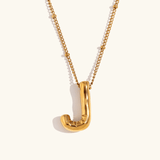 Aurelia Balloon Initial Necklace - Pendant Necklaces