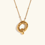 Aurelia Balloon Initial Necklace - Pendant Necklaces