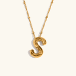 Aurelia Balloon Initial Necklace - Pendant Necklaces