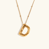 Aurelia Balloon Initial Necklace - Pendant Necklaces