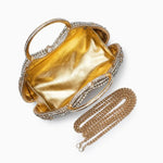 Aurora Crystal Evening Bag with Luxe Handle – Glamour Redefined - Women's Handbags