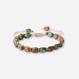 Boho Turquoise Stone Beaded Bracelet - Bracelets