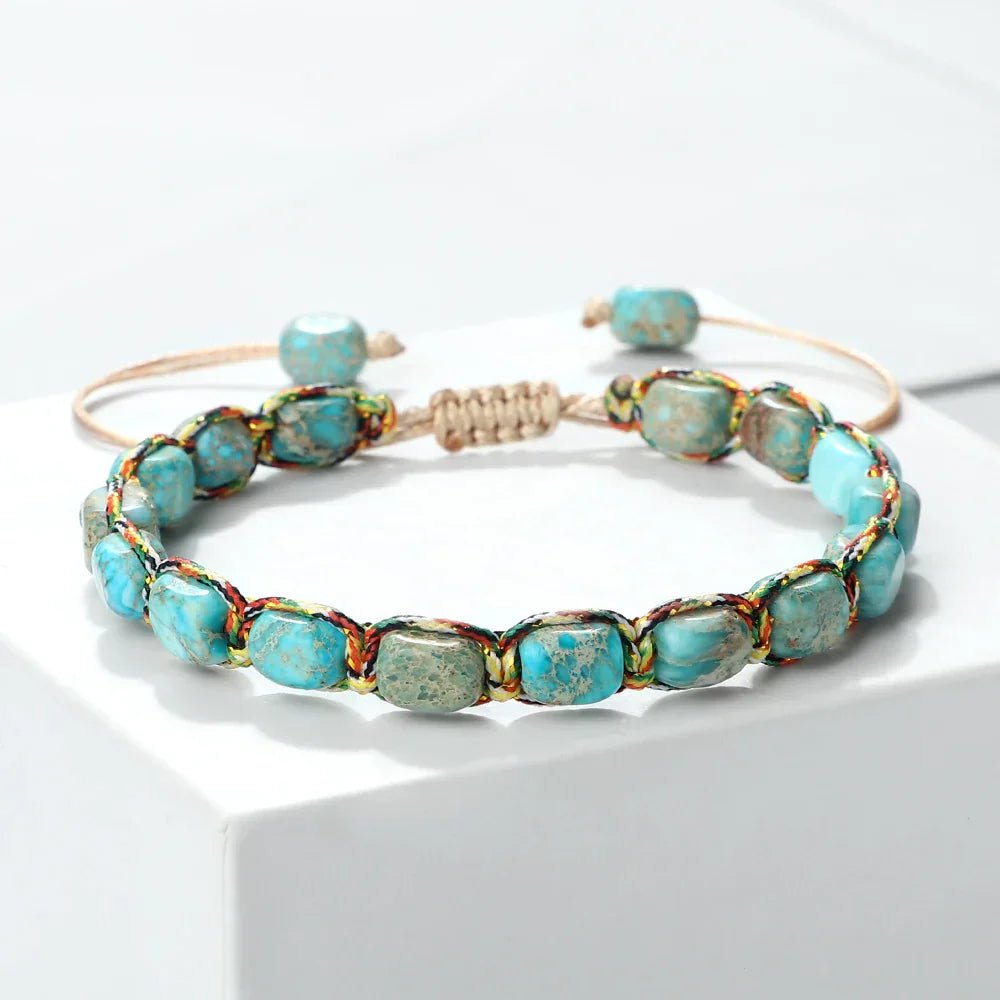 Boho Turquoise Stone Beaded Bracelet - Bracelets
