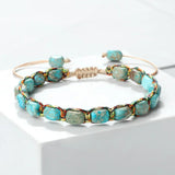 Boho Turquoise Stone Beaded Bracelet - Bracelets