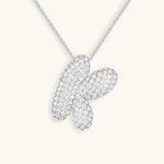 Bubble Initial Diamond Necklace - Pendant Necklaces