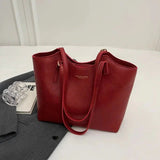 Chic Leather Tote Bag with Playful Charm – Elegance Meets Fun - Shoulder Bag