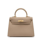 Cindy Leather Top Handle Satchel Bag – Classic Flap Crossbody Handbag for Women - Women's Satchel Bags & Top Handle Handbags