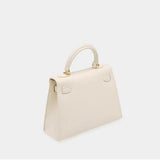 Cindy Leather Top Handle Satchel Bag – Classic Flap Crossbody Handbag for Women - Women's Satchel Bags & Top Handle Handbags