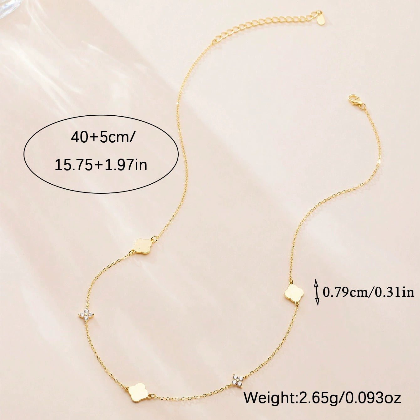 Clara Clover Charm Necklace - Pendant Necklaces