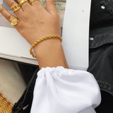Clara Rope Chain Gold Bracelet - Chain Bracelets