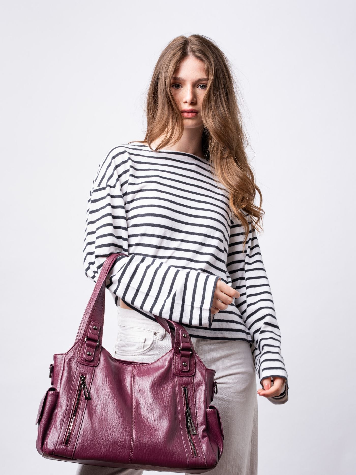 Classic Multi - Pocket Shoulder Bag – Effortless Style - Shoulder Bags