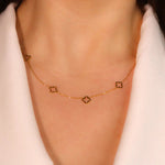Cloe Clover Pendant Necklace - Pendant Necklaces