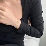 Clover Pave Elegance Bracelet - Charm Bracelets