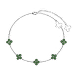 Clover Pave Elegance Bracelet - Charm Bracelets