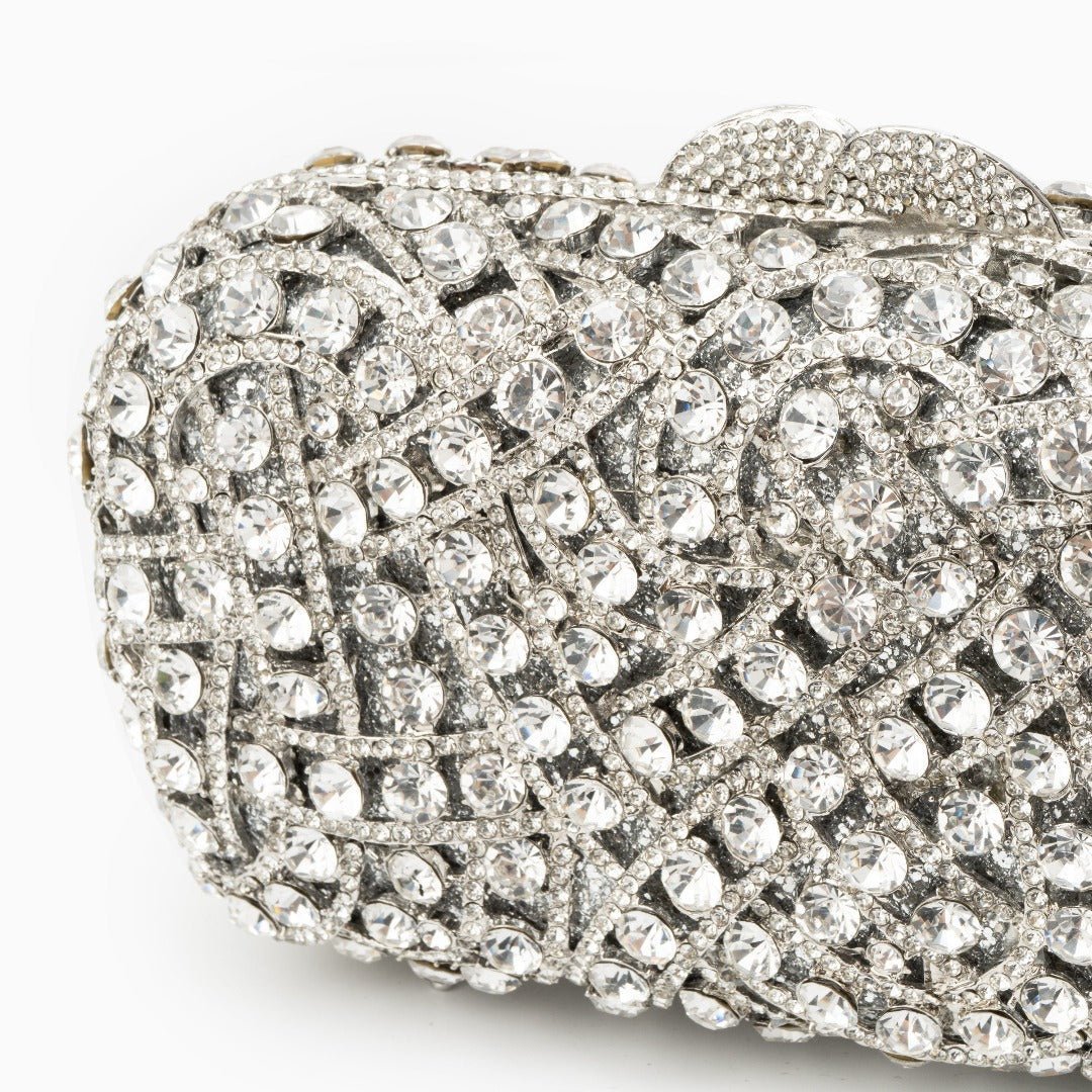 Crystal Embellished Evening Clutch – Dazzling Glamour - Women Clutches