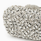 Crystal Embellished Evening Clutch – Dazzling Glamour - Women Clutches