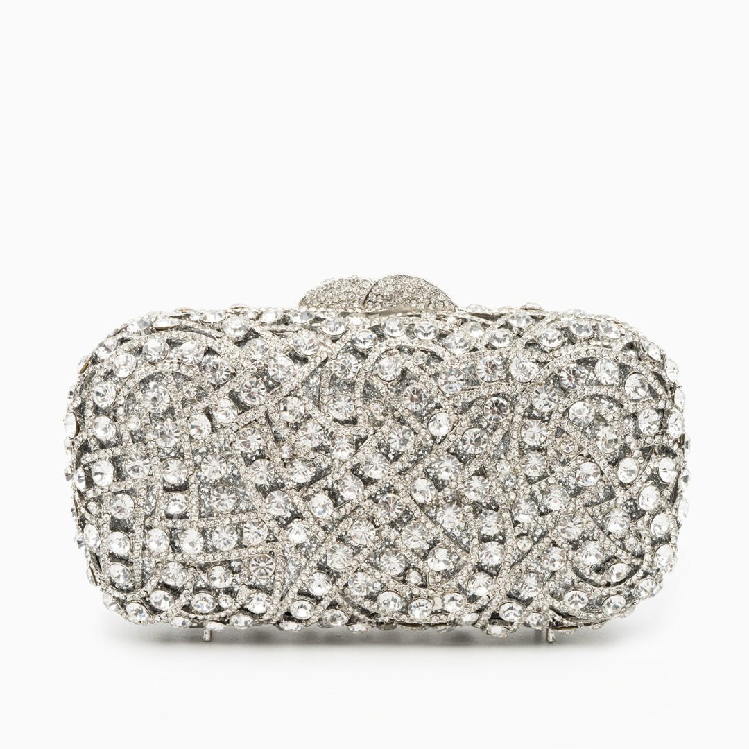 Crystal Embellished Evening Clutch – Dazzling Glamour - Women Clutches