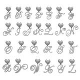 Custom Initial Heart Pendant Necklace - Necklaces