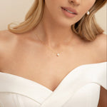 Delicate Crystal Blossom Pendant Necklace - Pendant Necklaces