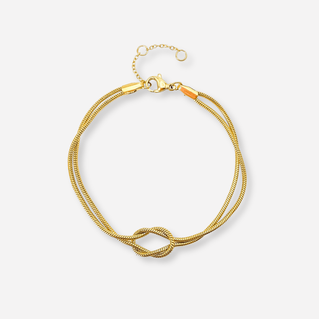 Double Chain Knot Bracelet - Bracelets