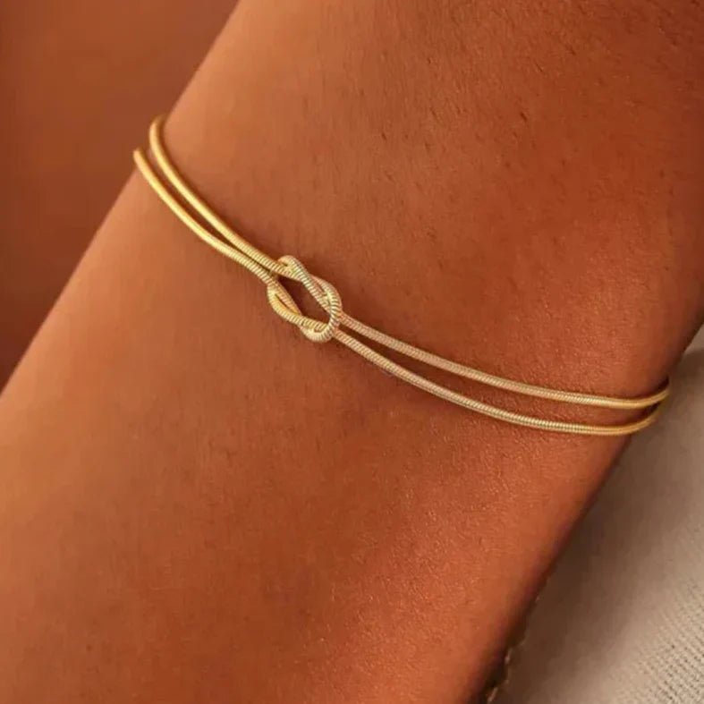 Double Chain Knot Bracelet - Bracelets