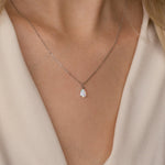 Elara Opal Drop Pendant Necklace - Pendant Necklaces