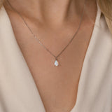 Elara Opal Drop Pendant Necklace - Pendant Necklaces