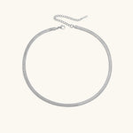 Elizabeth Herringbone Chain Necklace - Chain Necklaces